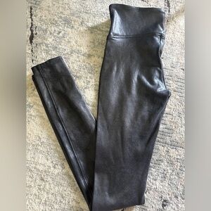 SPANX faux leather leggings NWOT